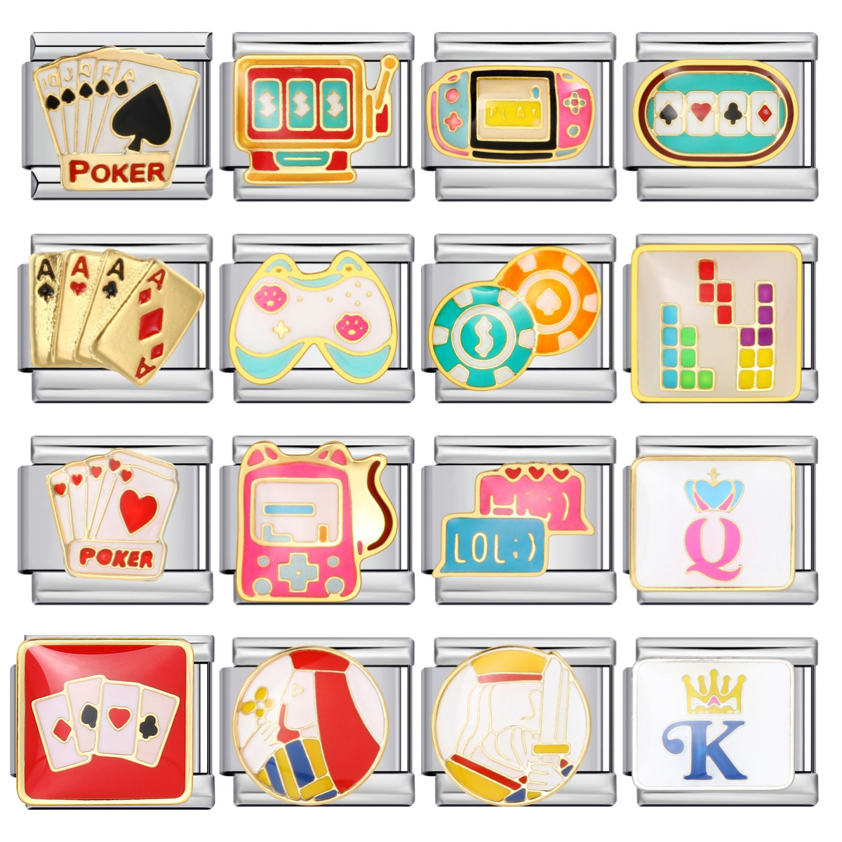 Jewelry Making Game - تصميم Y2K وحدة تحكم ألعاب ملونة