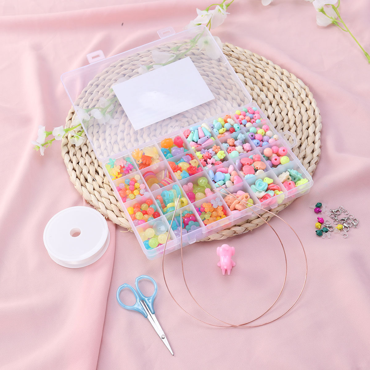 Jewelry Making Kit For Kids - مجموعة خرز DIY مكونة من 520