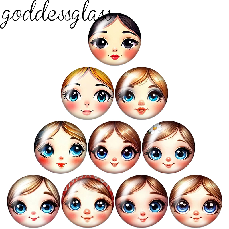 Jewelry Making 3 Year Old - جديد طفلة دمية الوجه الكرتون ماتريوشكا