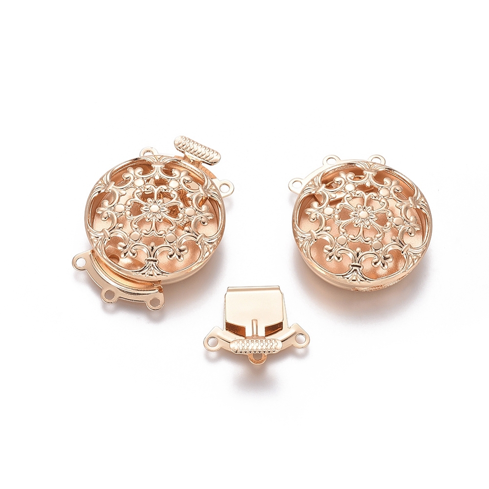 Jewelry Making Kit - 10 مجموعات من مشابك صندوقية نحاسية