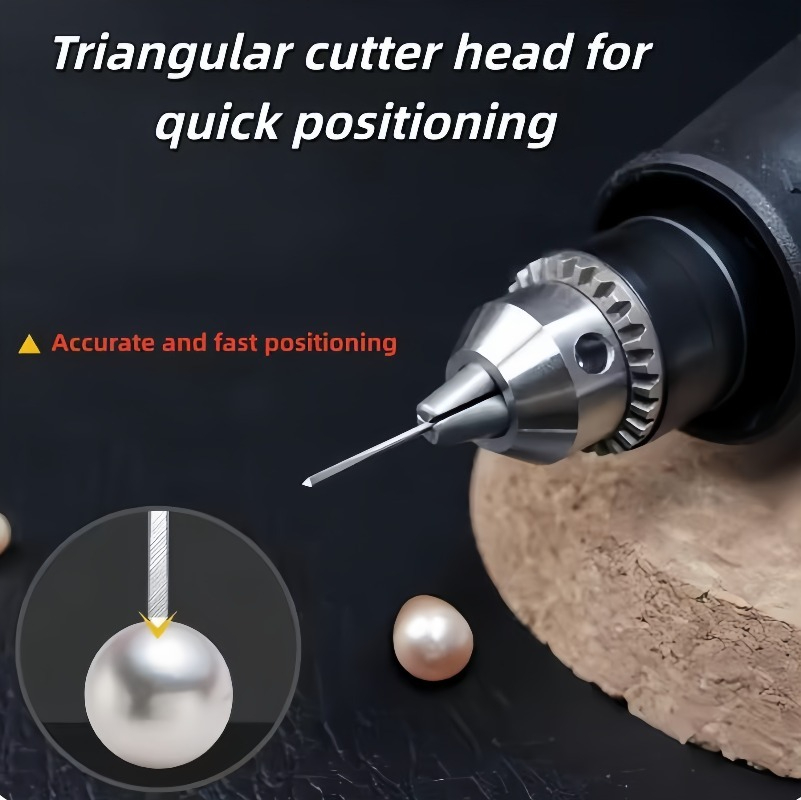 Jewelry Making Machine - إبرة حفر اللؤلؤ، لقمة مثقاب مثلثة