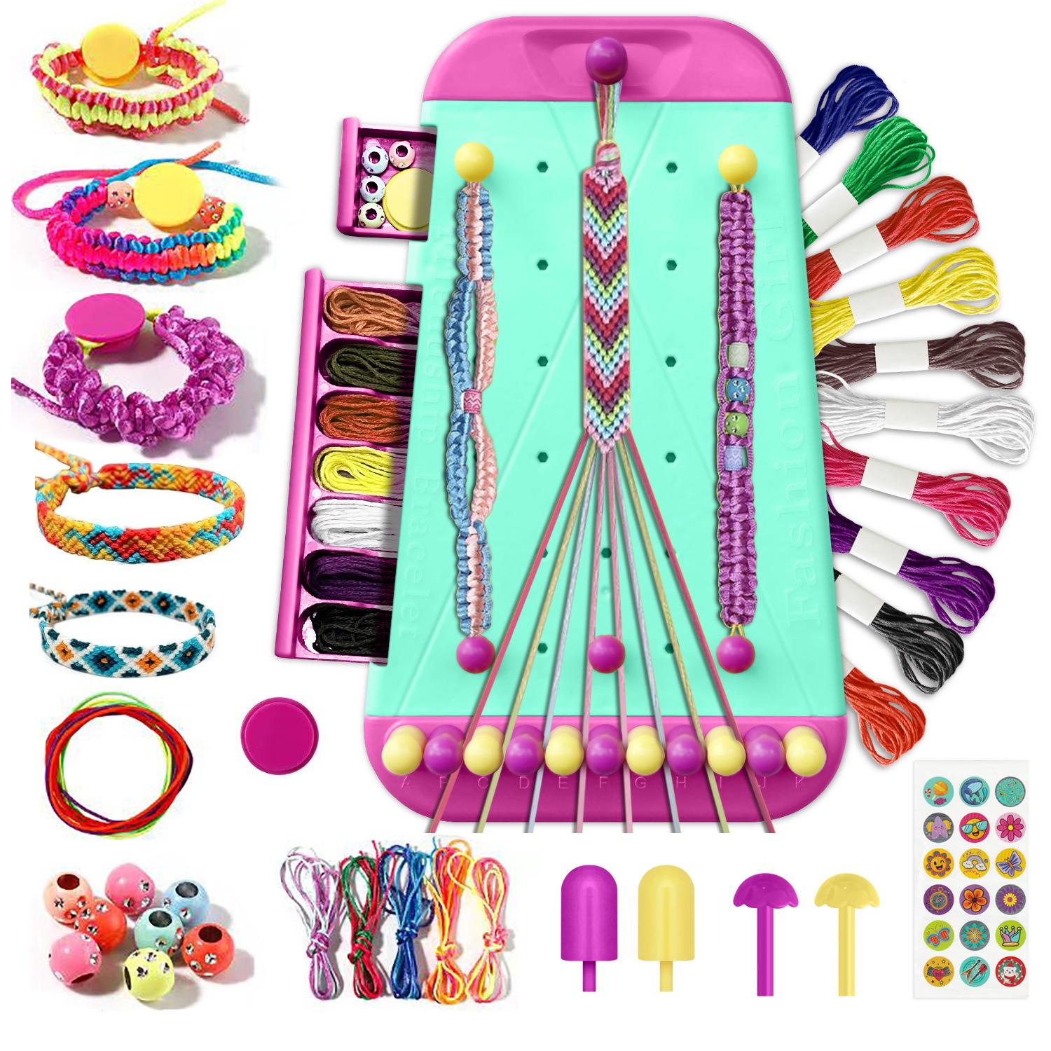 Jewelry Making Kit For Kids - مجموعة أدوات صنع المجوهرات لسوار الصداقة