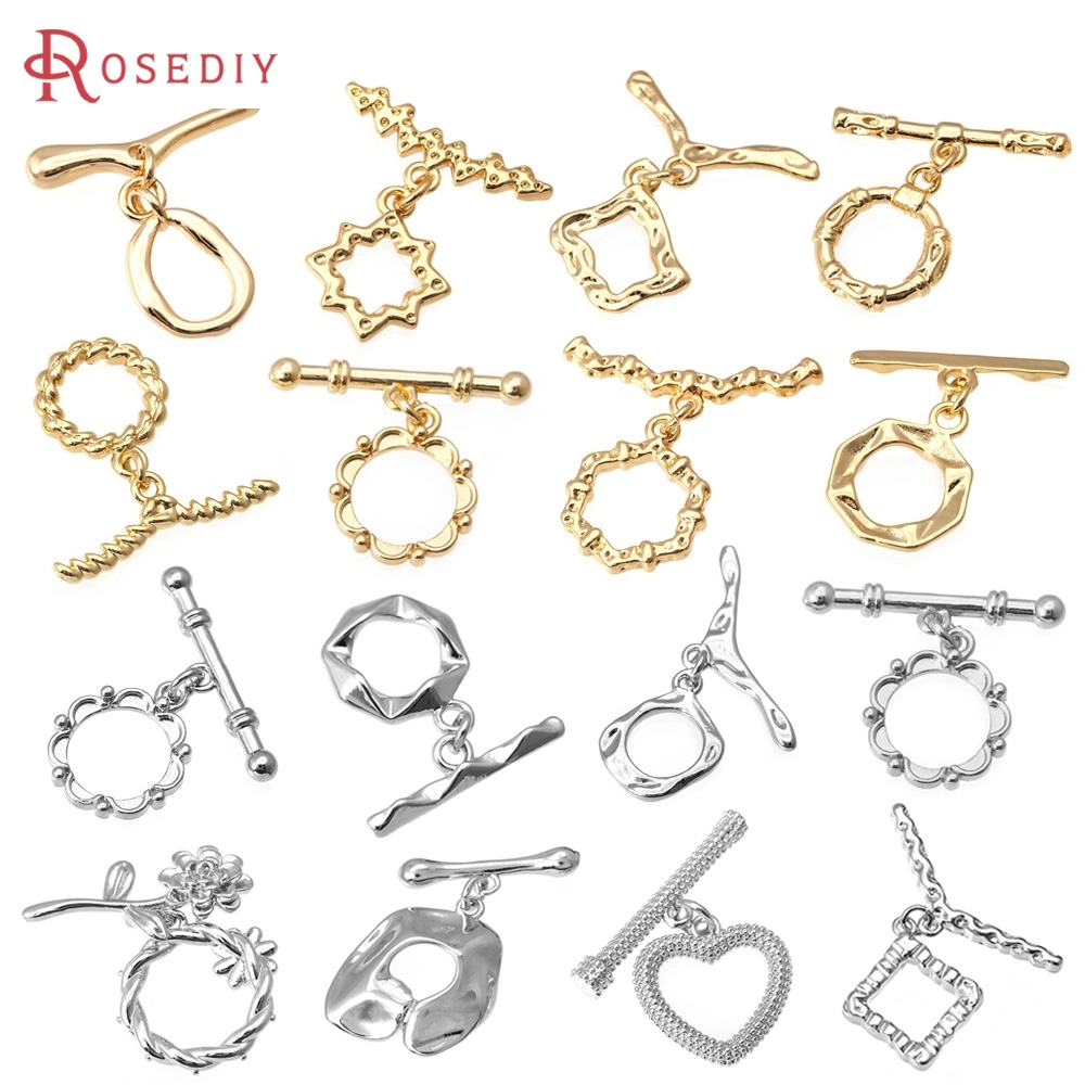 Jewelry Making Kit - 6 مجموعات 18K الذهب اللون النحاس