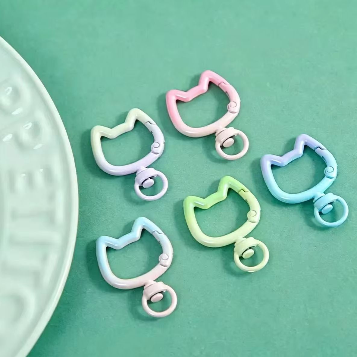 Jewelry Making Metal Supplies - 5-10 قطع سلسلة مفاتيح كارابينر بمشبك
