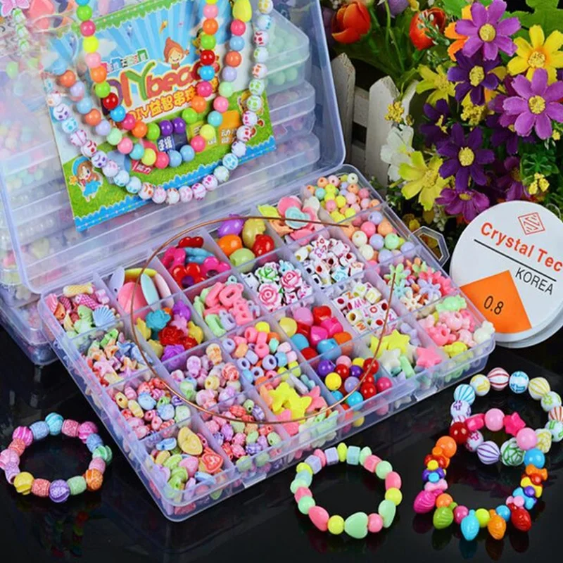 Jewelry Making Kit For Kids - مجموعة صنع المجوهرات سهلة الاستخدام للفتيات