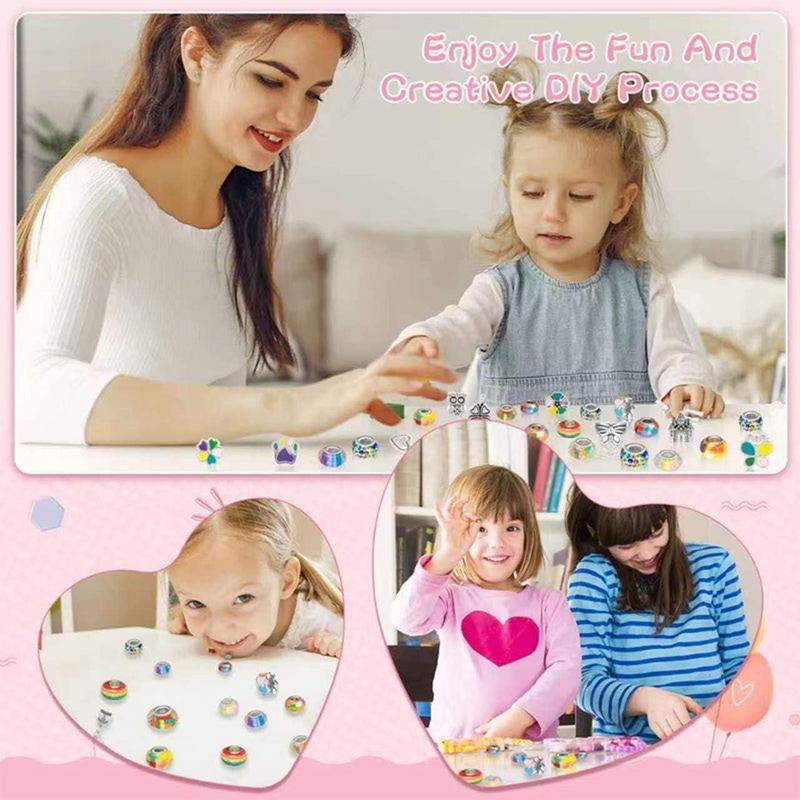 طقم صنع سوار للفتيات ، مجوهرات - مراجعة Jewelry Making Kit For Kids وسعره