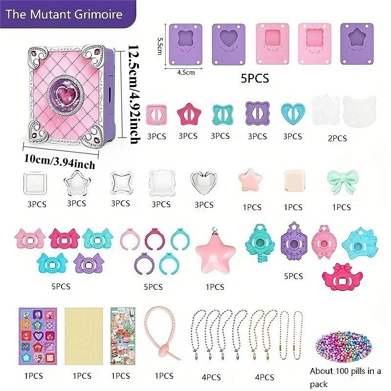 مجموعة صانع الملصقات ثلاثية ال - مراجعة Jewelry Making Kit For Kids وسعره