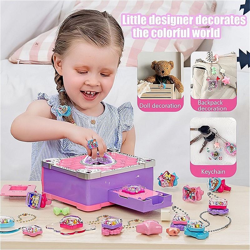 مجموعة صانع الملصقات ثلاثية ال - مراجعة Jewelry Making Kit For Kids وسعره