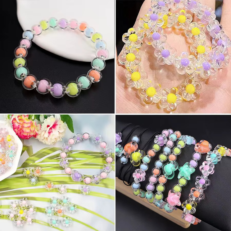 174 قطعة/صندوق خرز أكريليك على - مراجعة Jewelry Making Kit For Kids وسعره