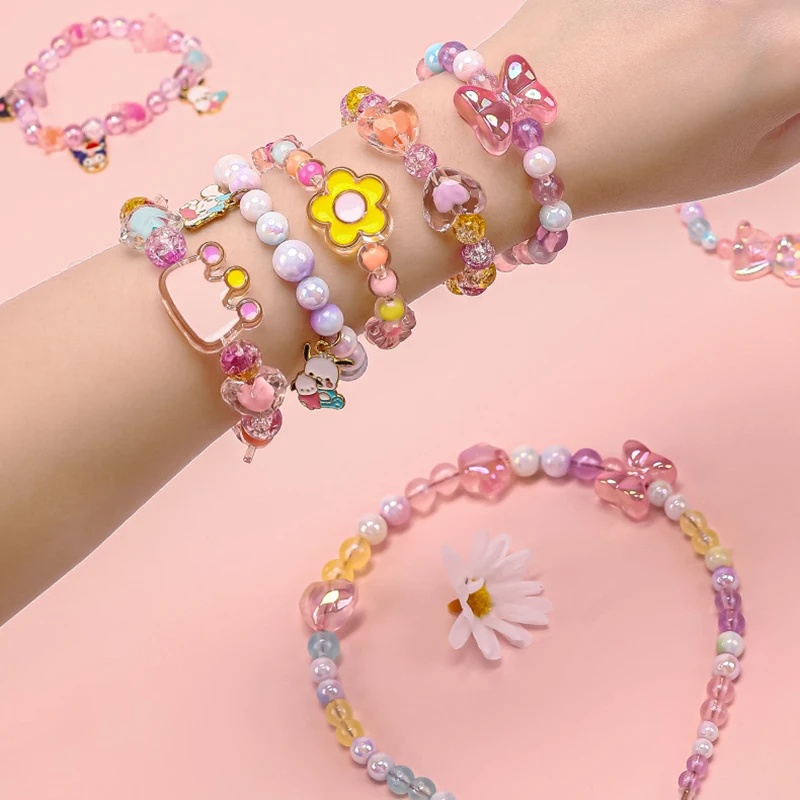 174 قطعة/صندوق خرز أكريليك على - مراجعة Jewelry Making Kit For Kids وسعره