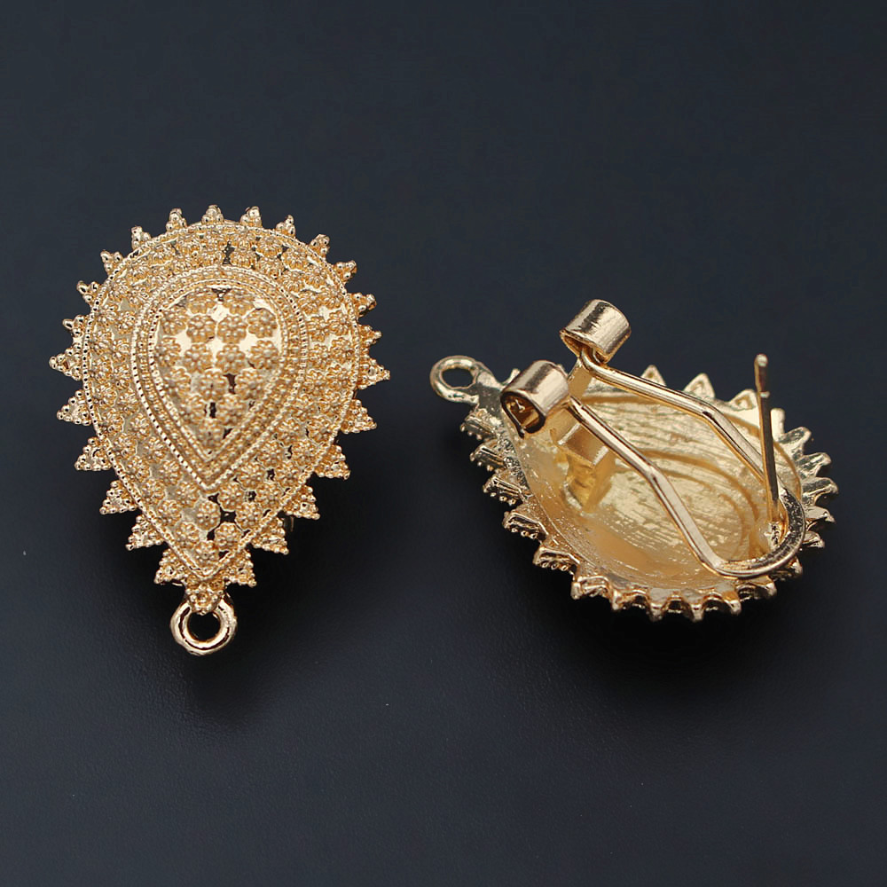 10 أزواج من قواعد الأقراط مع ح - مراجعة Jewelry Making Dubai وسعره