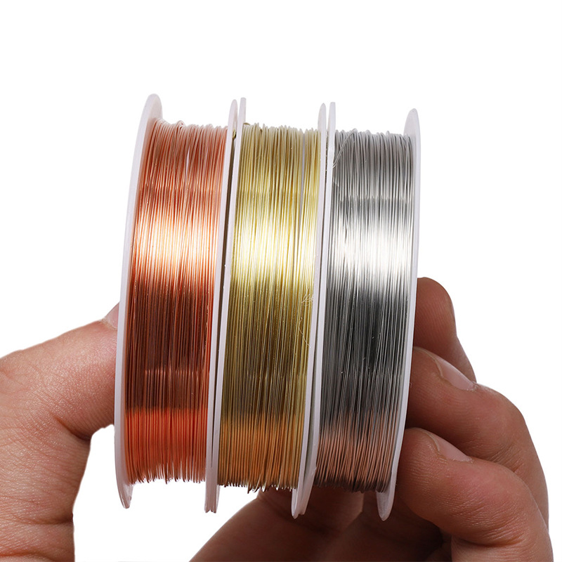 0.2/0.3/0.4/0.5/0.6/0.8/1 مللي - مراجعة Jewelry Making With Copper Wire وسعره