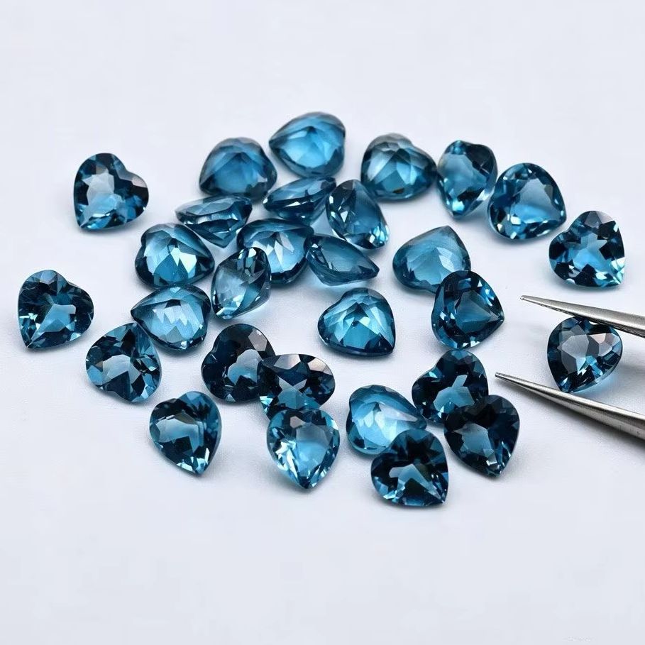 حجر التوباز الأزرق اللندني الط - مراجعة Jewelry Making In London وسعره