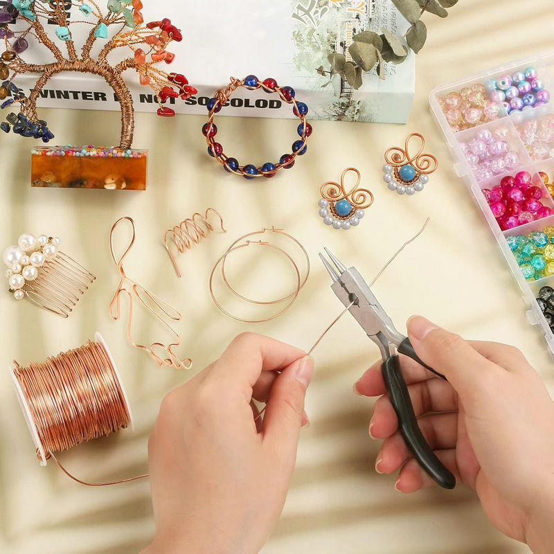 0.3-1.0 مللي متر مجوهرات الأسل - مراجعة Jewelry Making With Copper Wire وسعره