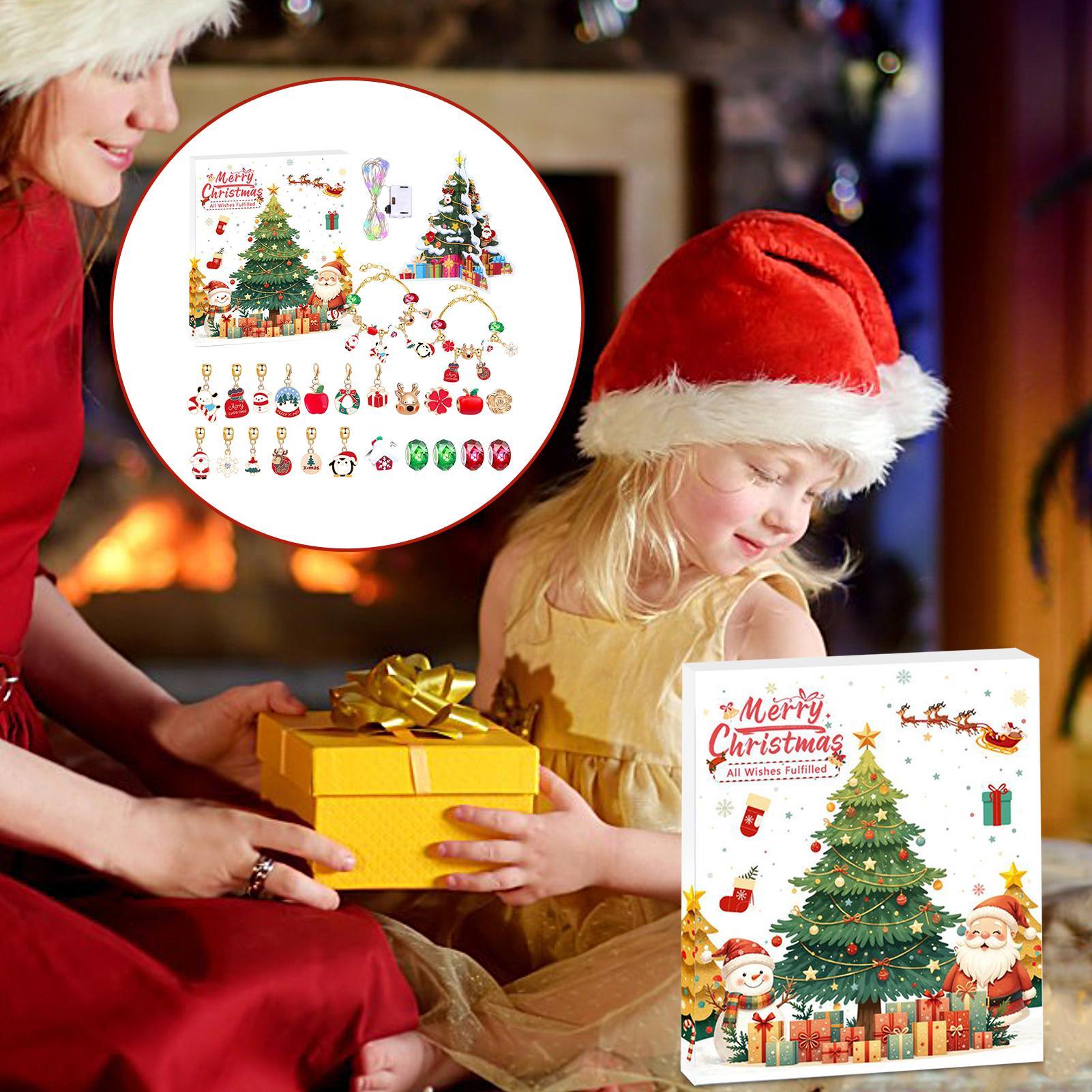 التقويم مجيء سحر عيد الميلاد ا - مراجعة Jewelry Making Kit For Kids وسعره