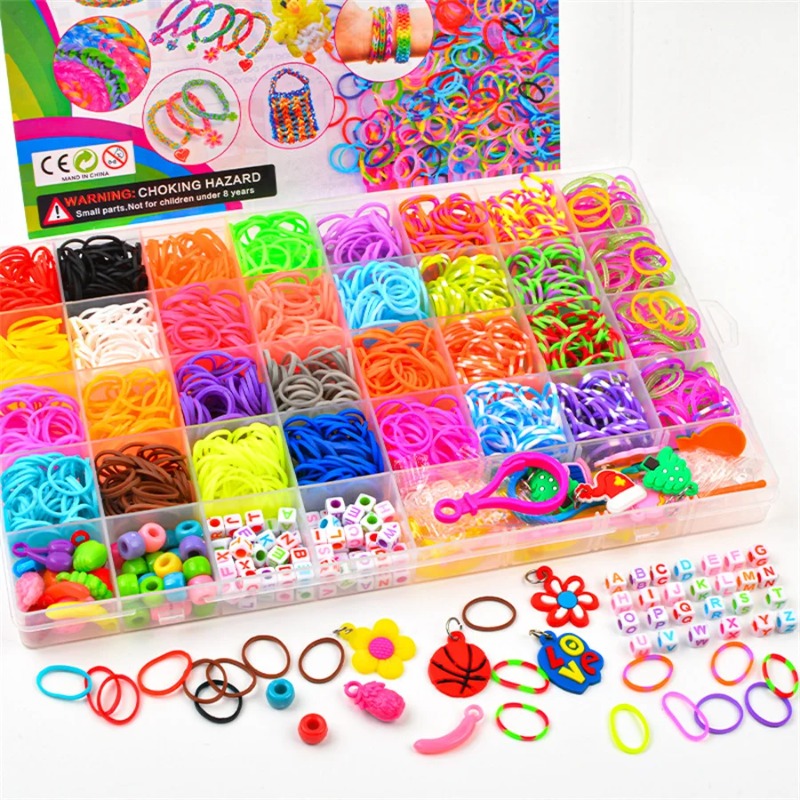 4300 قطعة+ من أربطة المطاط الم - مراجعة Jewelry Making Kit وسعره