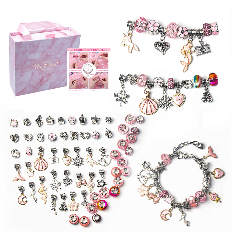 مجموعة أساور مطرزة ذاتية الصنع - مراجعة Jewelry Making 3 Year Old وسعره