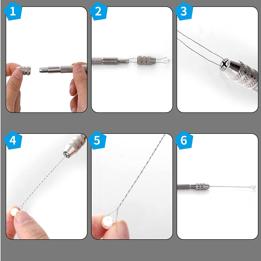قاعدة مثقاب يدوية برأس مزدوج،  - مراجعة Jewelry Making With Copper Wire وسعره