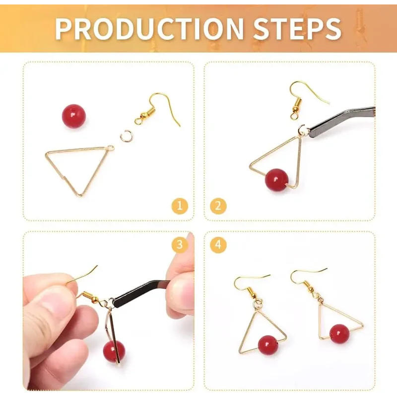 100/500 قطعة Findings بها بنفس - مراجعة Jewelry Making Materials وسعره