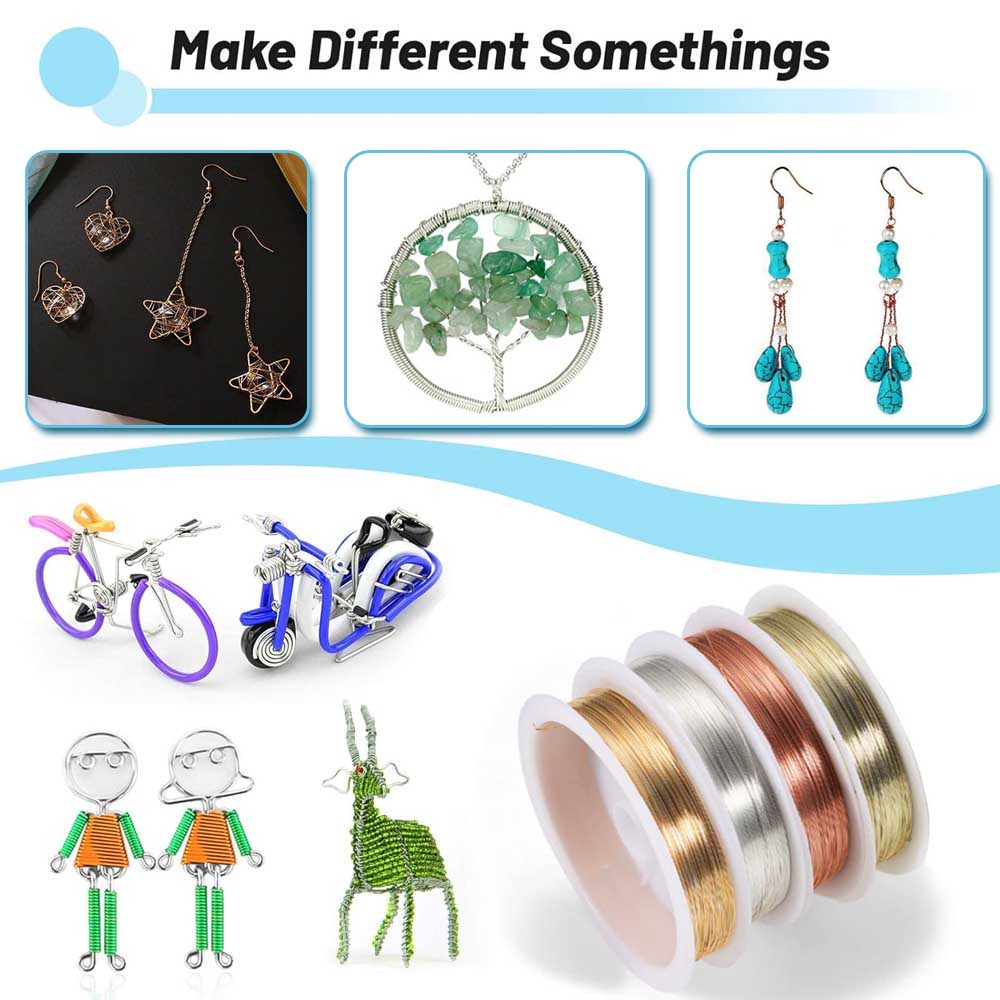 سلك نحاسي للمجوهرات 0.2-1 مم،  - مراجعة Jewelry Making With Copper Wire وسعره