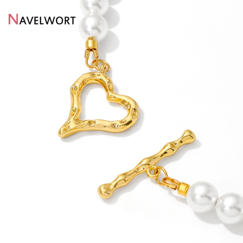 مشابك على شكل قلب مطلية بالذهب - مراجعة Jewelry Making Materials وسعره