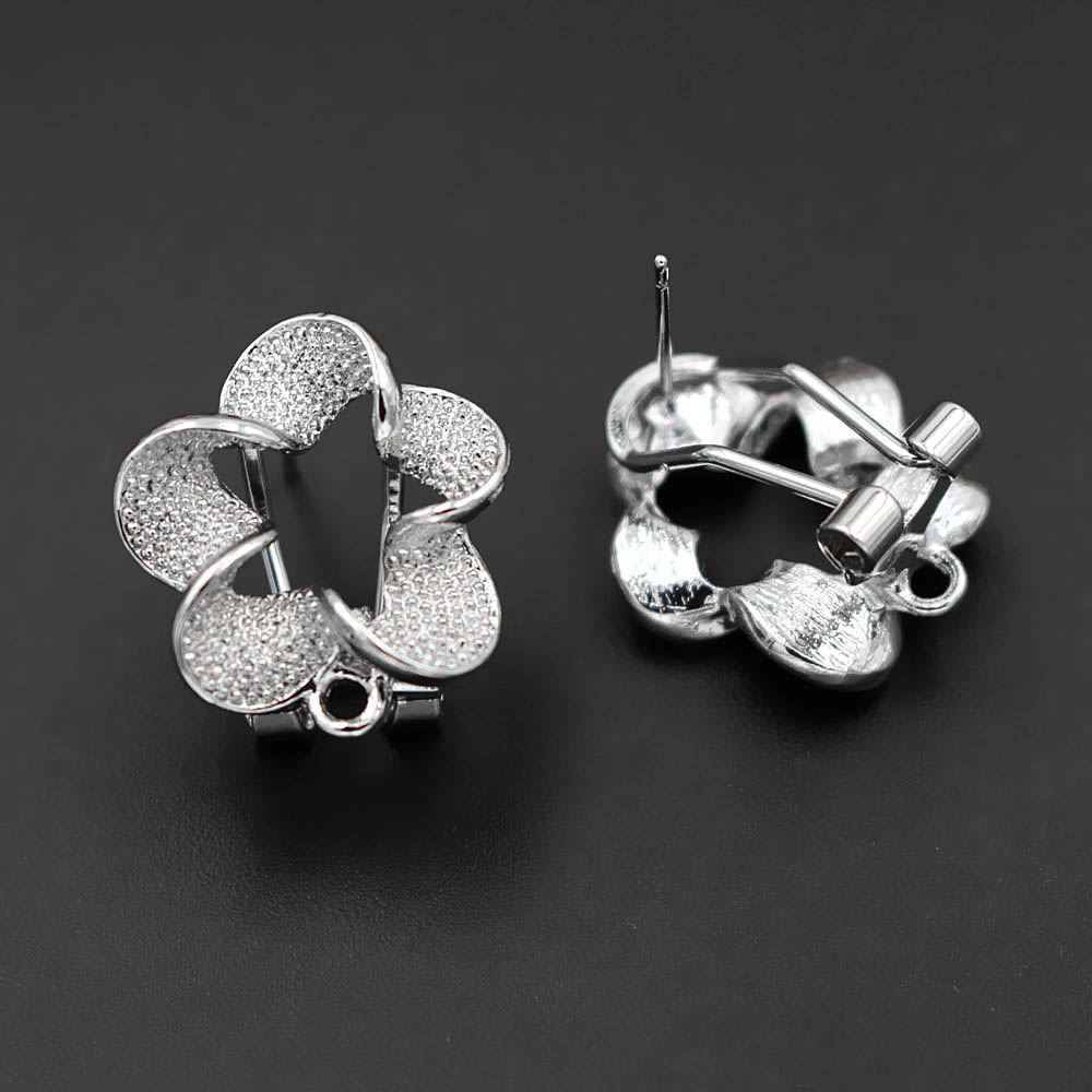 10 أزواج من أقراط الزهور المزخ - مراجعة Jewelry Making Dubai وسعره