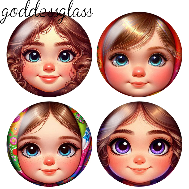 صور زجاجية مستديرة لوجه طفلة أ - مراجعة Jewelry Making 3 Year Old وسعره