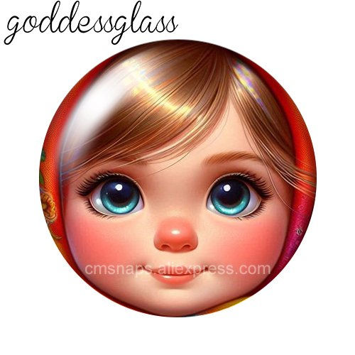 صور زجاجية مستديرة لوجه طفلة أ - مراجعة Jewelry Making 3 Year Old وسعره