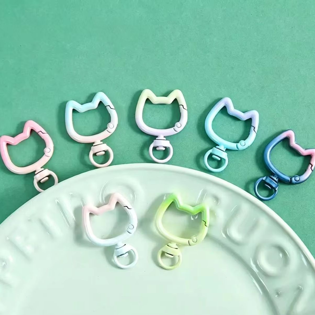 5-10 قطع سلسلة مفاتيح كارابينر - مراجعة Jewelry Making Metal Supplies وسعره